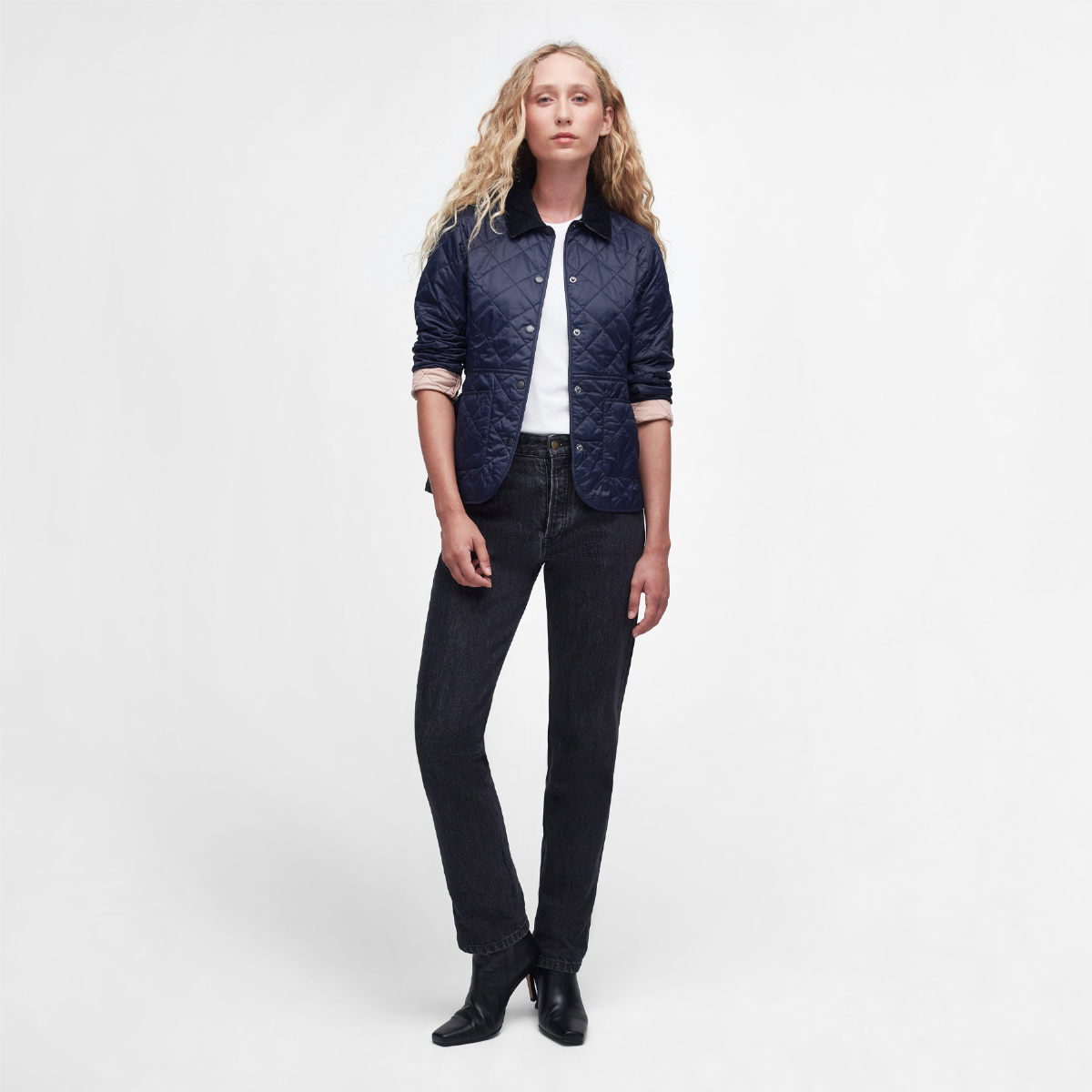 Barbour Deveron Women's Quilted Jacket | Navy