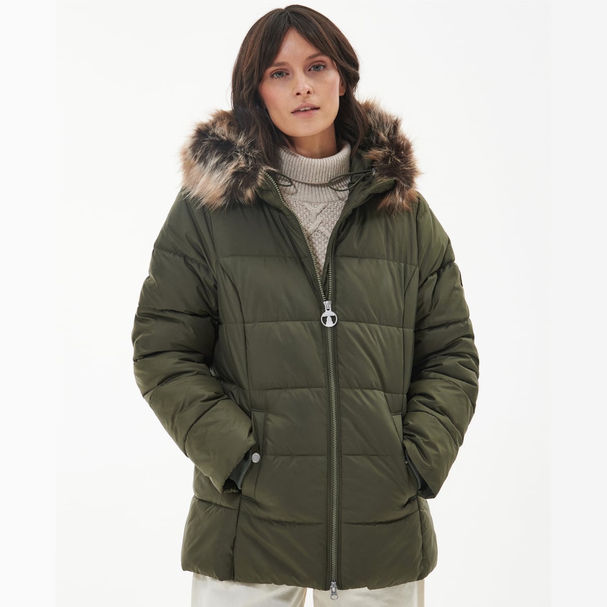 Barbour Midhurst Women's Quilted Jacket | Deep Olive