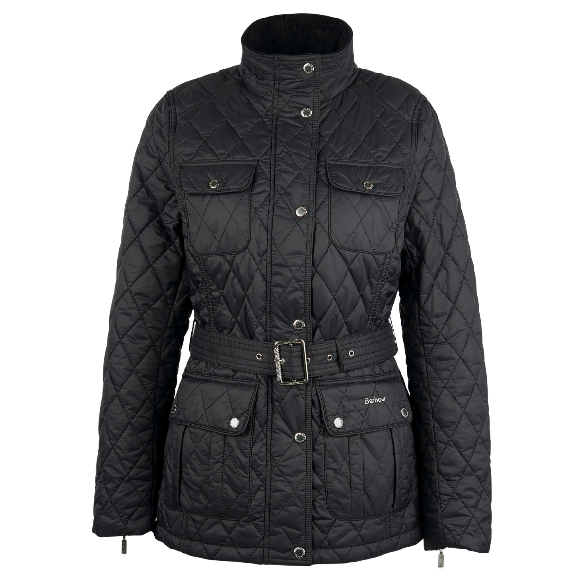 Barbour Belted Country Utility Women's Quilted Jacket | Black