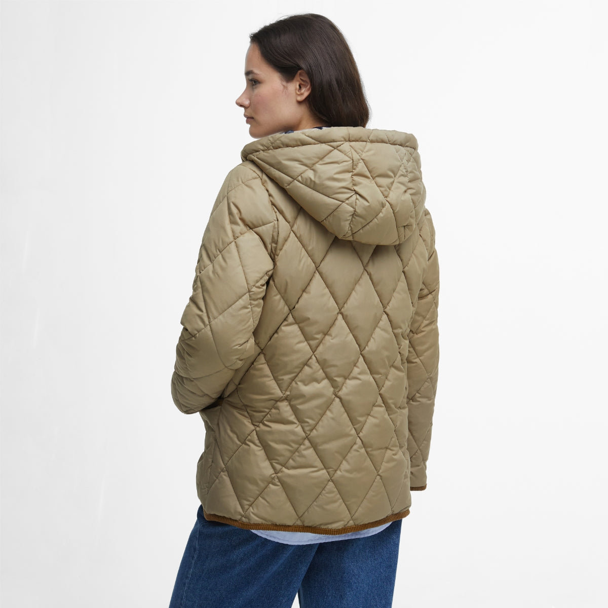 Barbour Erin Puffer Women's Jacket | Military Brown