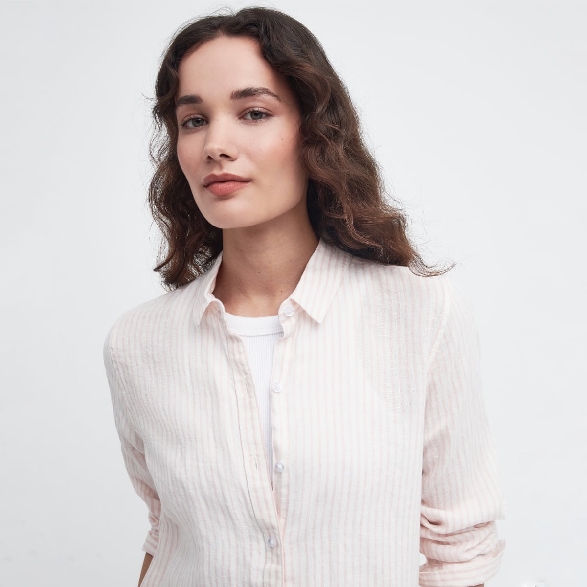 Barbour Marine Women's Shirt | Shell Pink