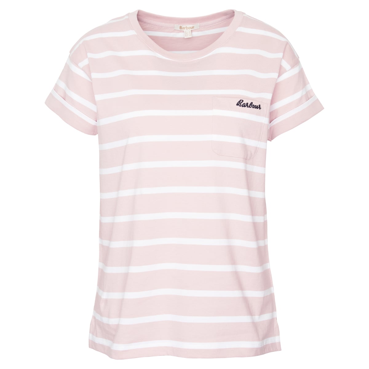 Barbour Otterburn Stripe Women's Tee | Shell Pink