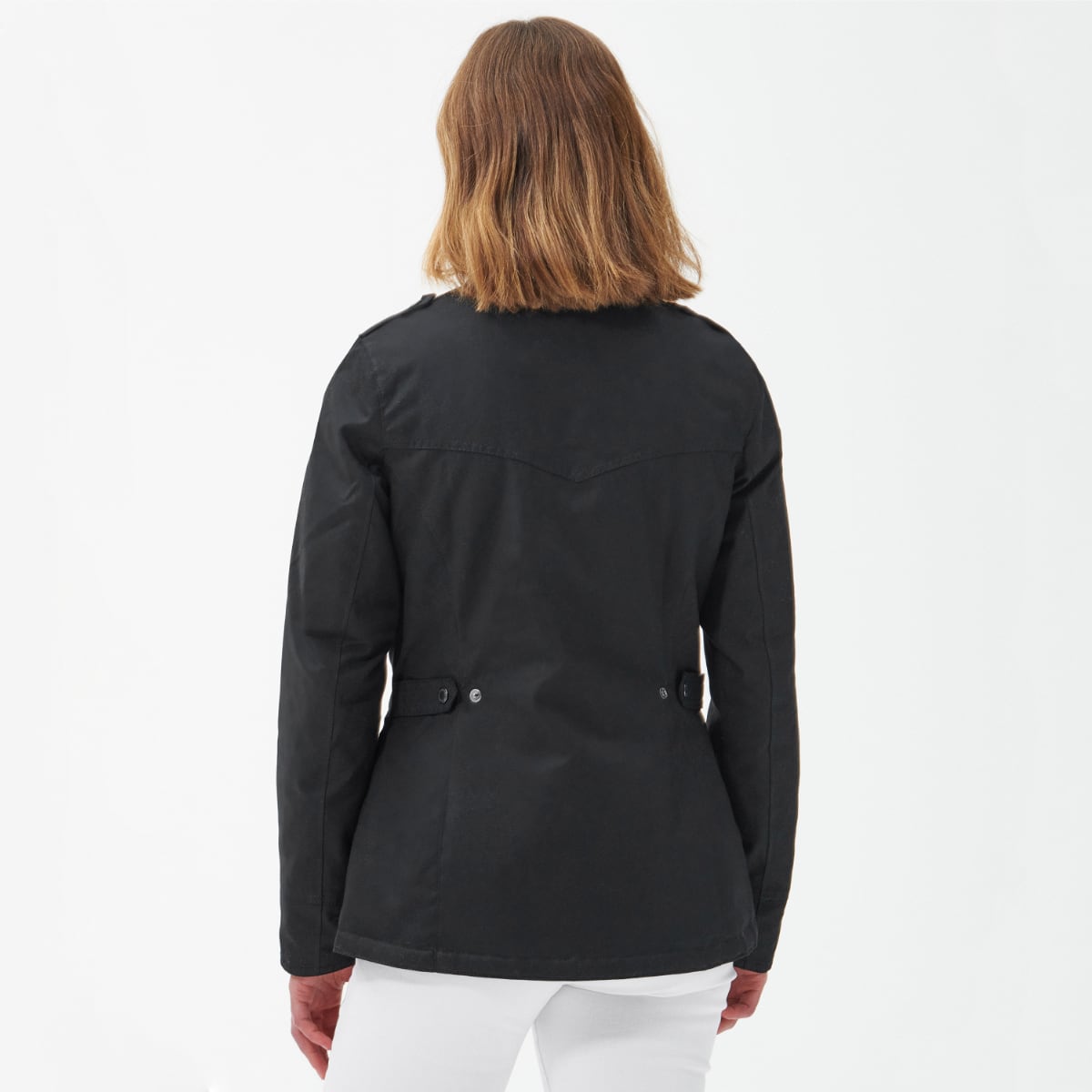 Barbour Winter Defence Women's Waxed Jacket | Black