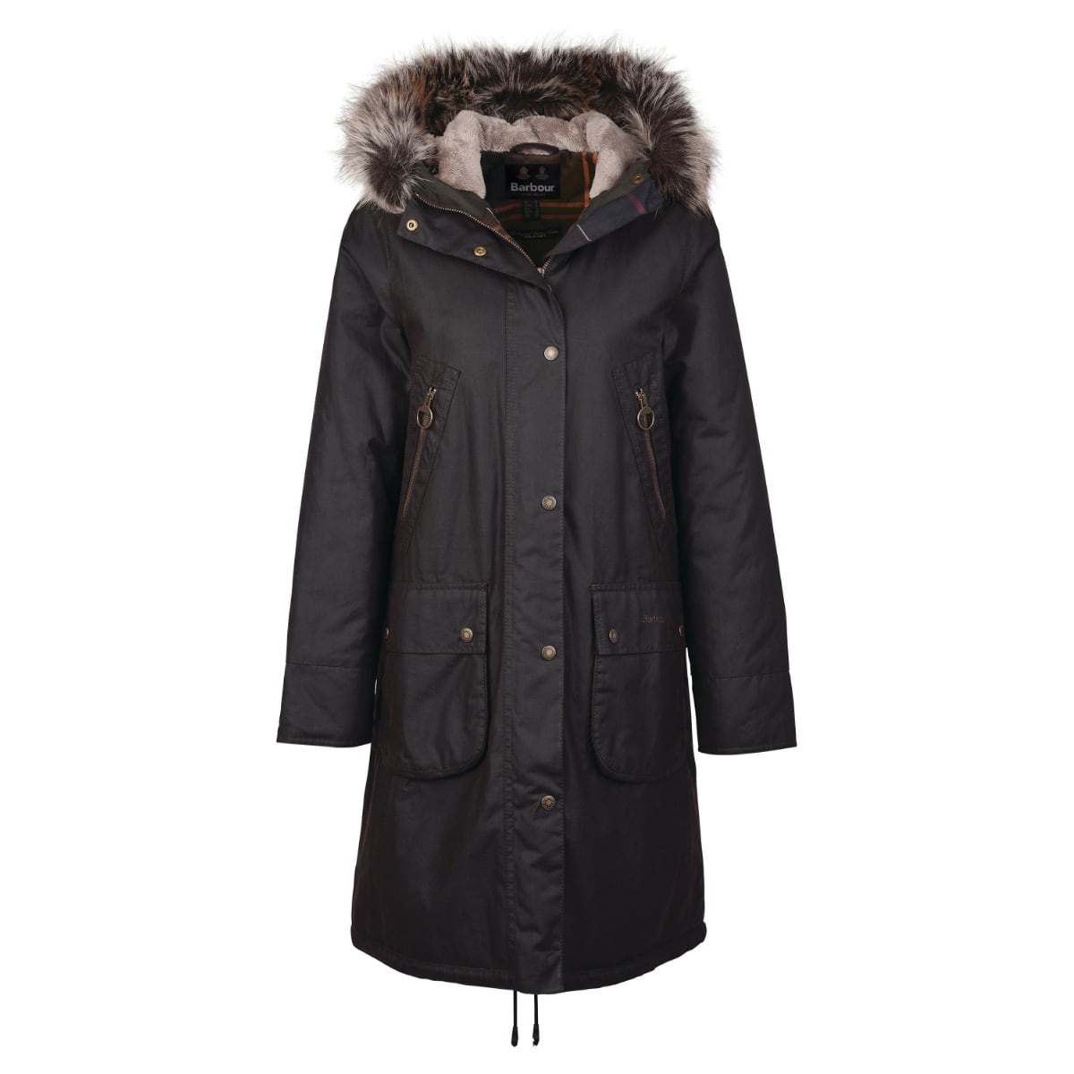 Barbour Stavia Women's Waxed Jacket | Rustic