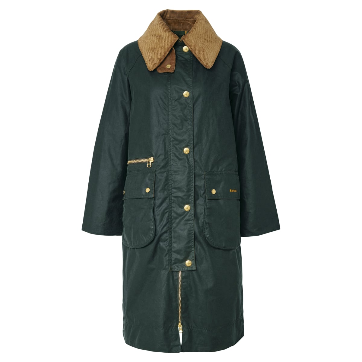 Barbour Townfield Women's Waxed Jacket | Sage (Ancient tartan)