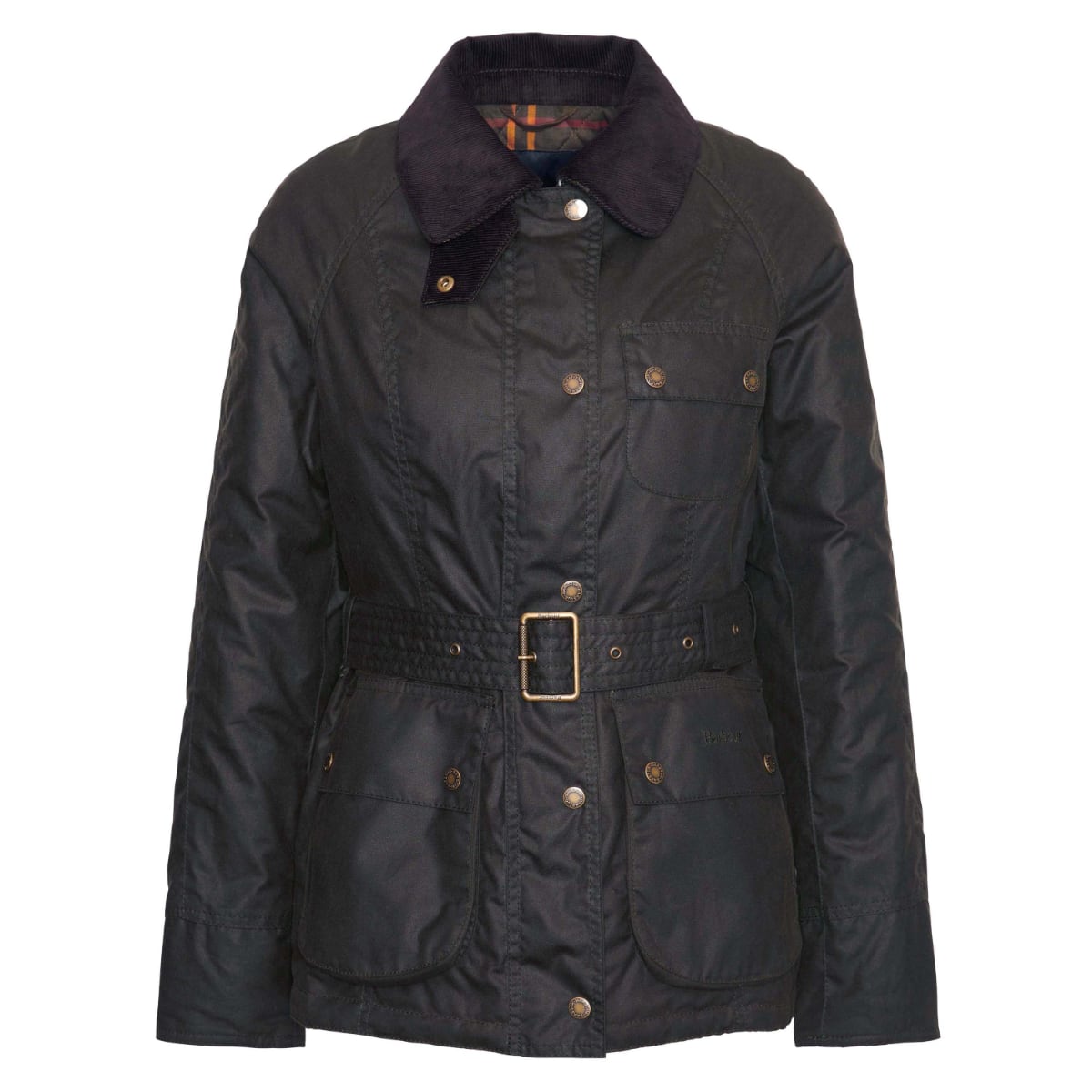 Barbour Solway Zipper Women's Waxed Jacket | Olive