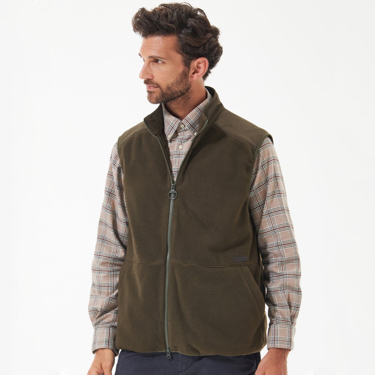 Barbour Country Fleece Men's Gilet | Olive