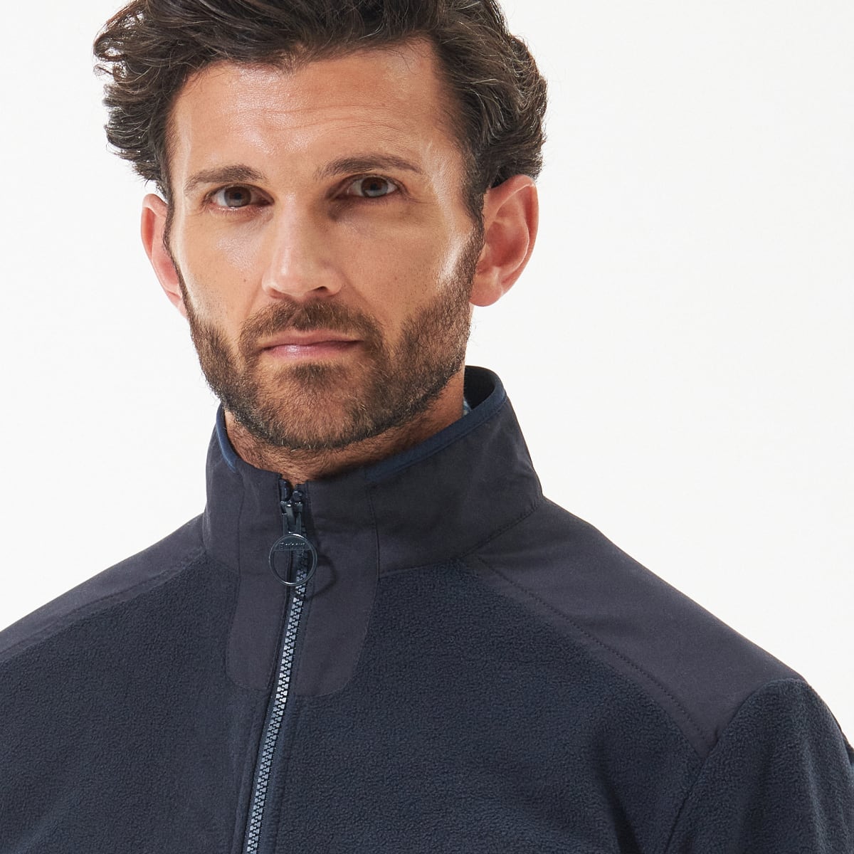 Barbour Country Fleece Men's Jacket | Navy