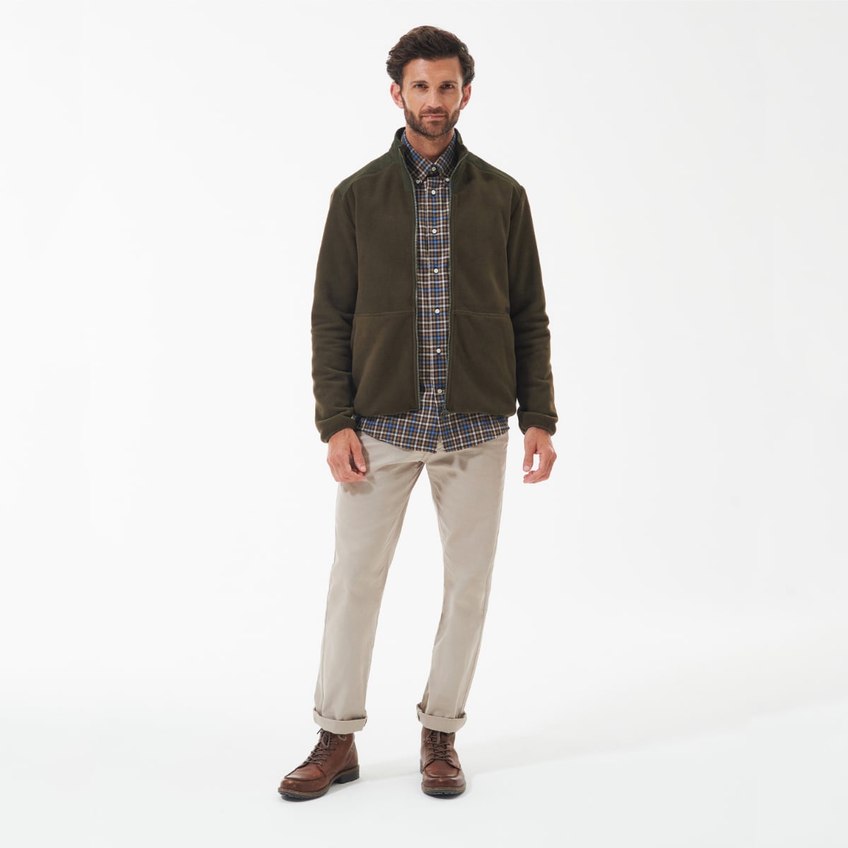 Barbour Country Fleece Men's Jacket | Olive