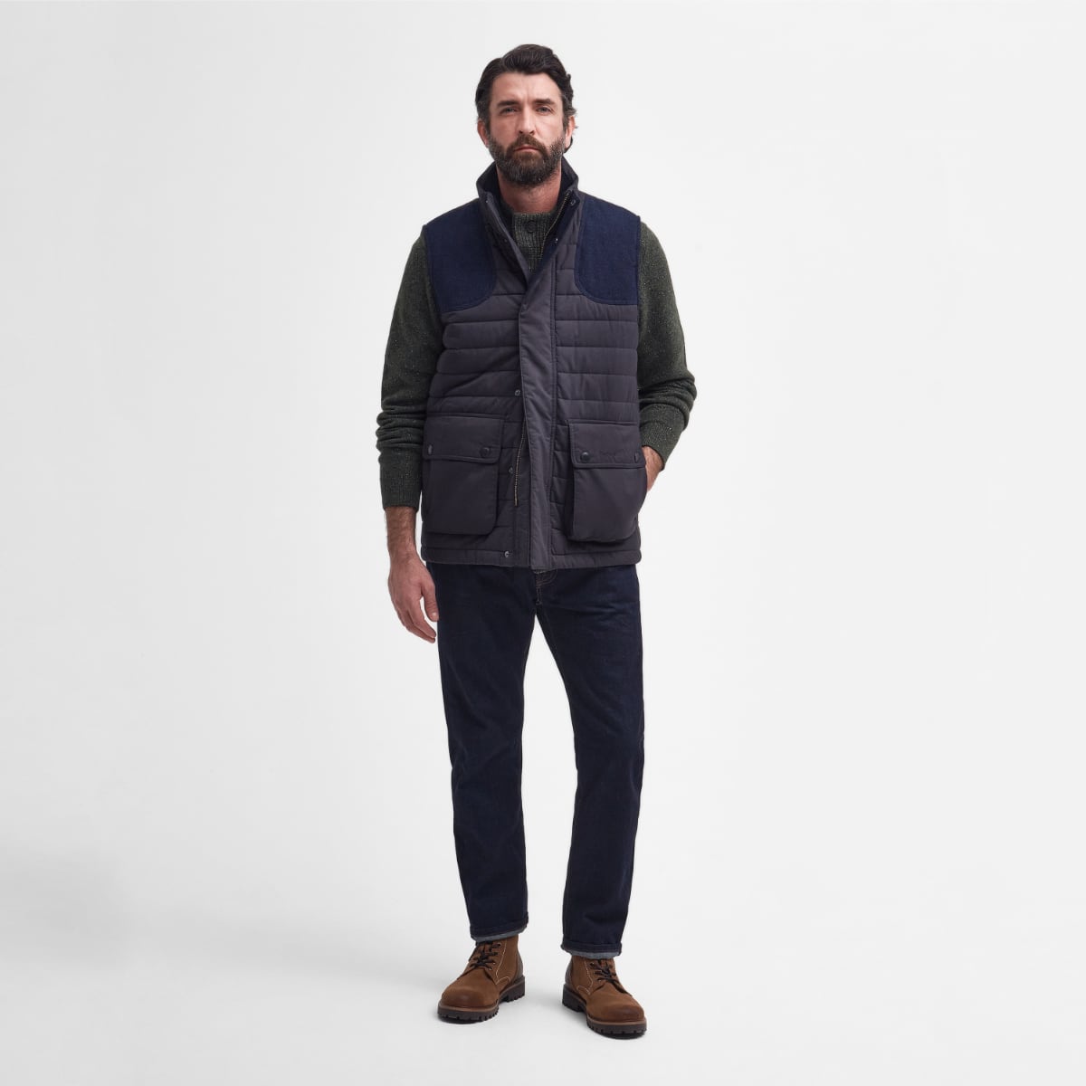 Barbour Bradford Quilted Men's Gilet | Navy