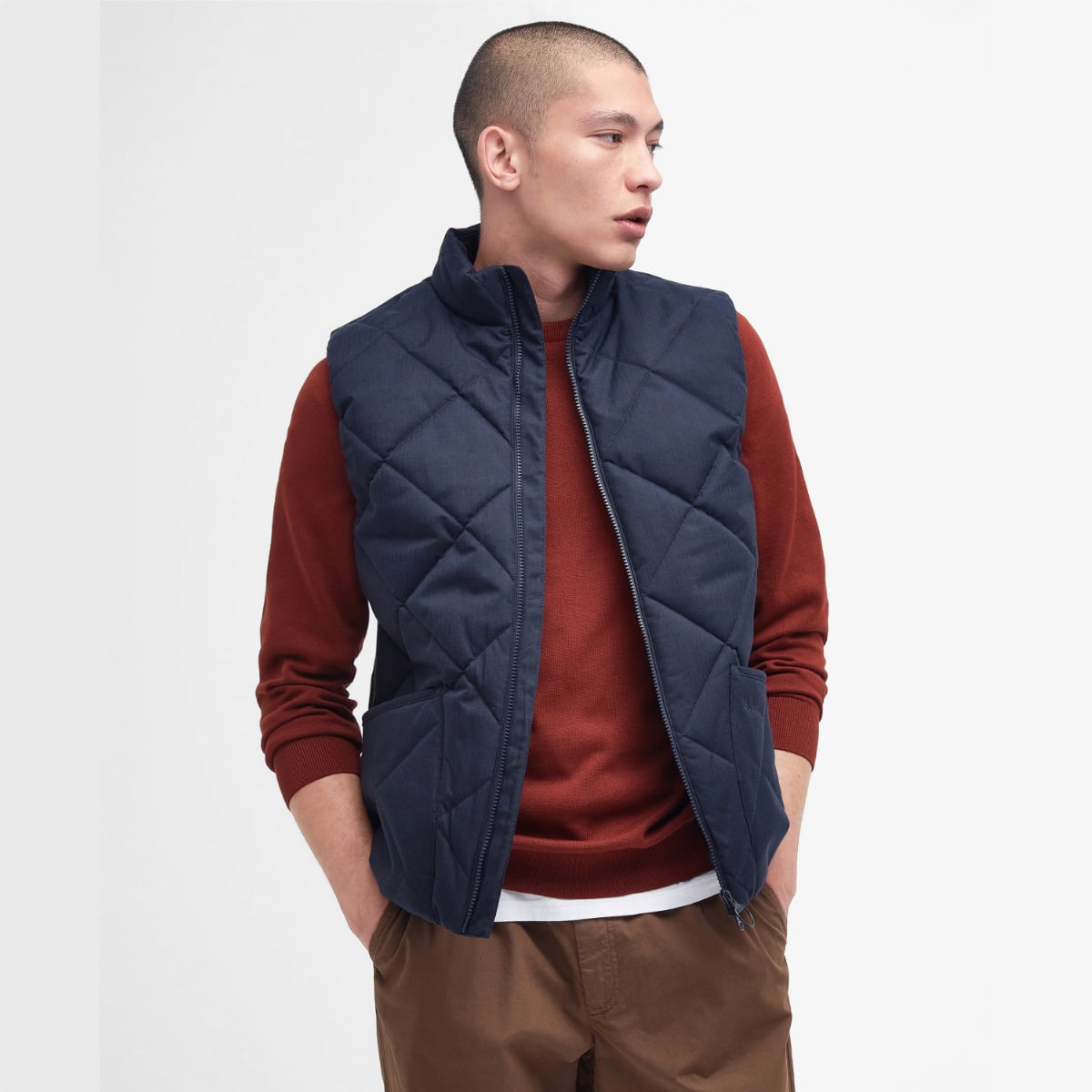 Barbour Lindale Quilted Men's Gilet | Dk Navy