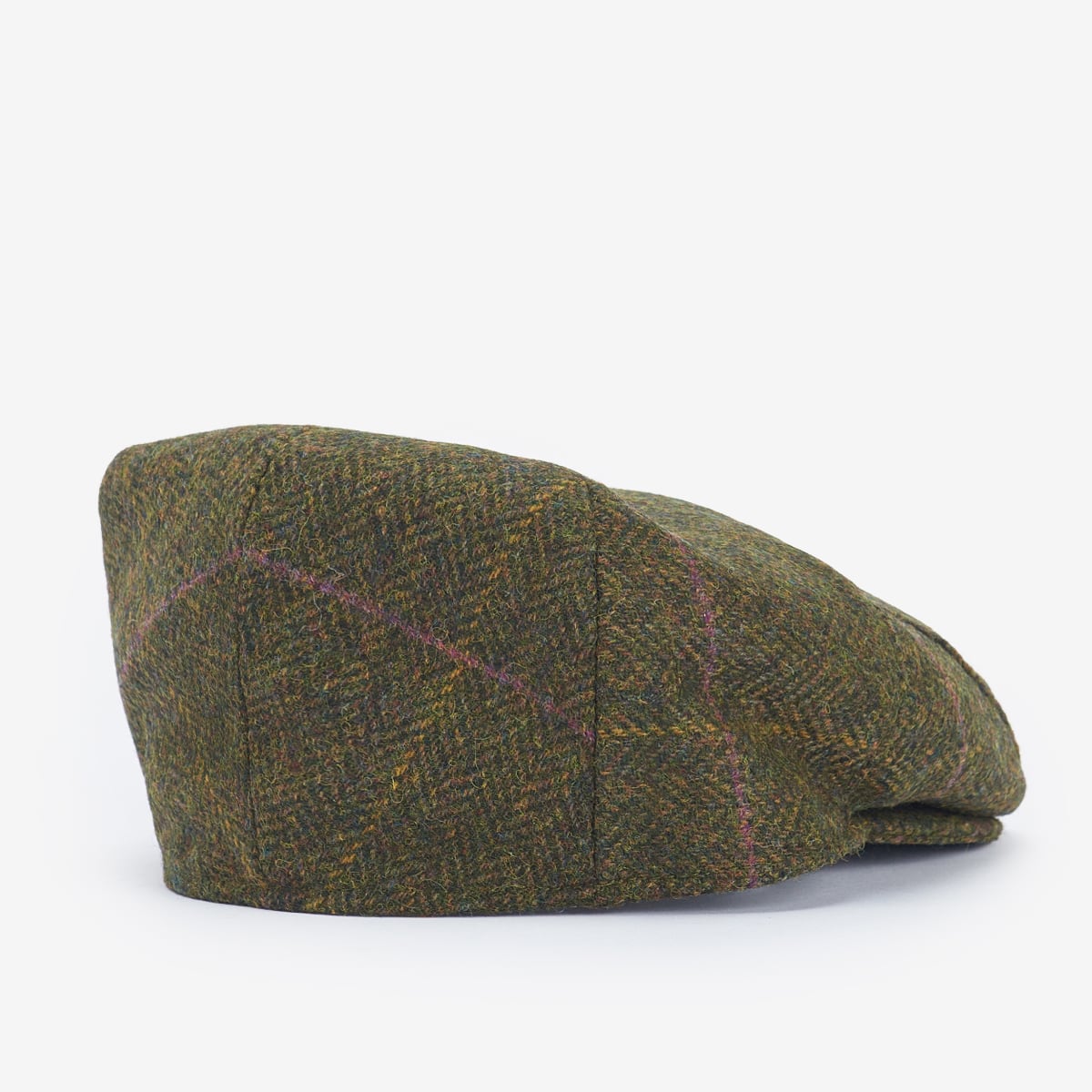 Barbour Crieff Flat Cap | Olive (Purple | Yellow)