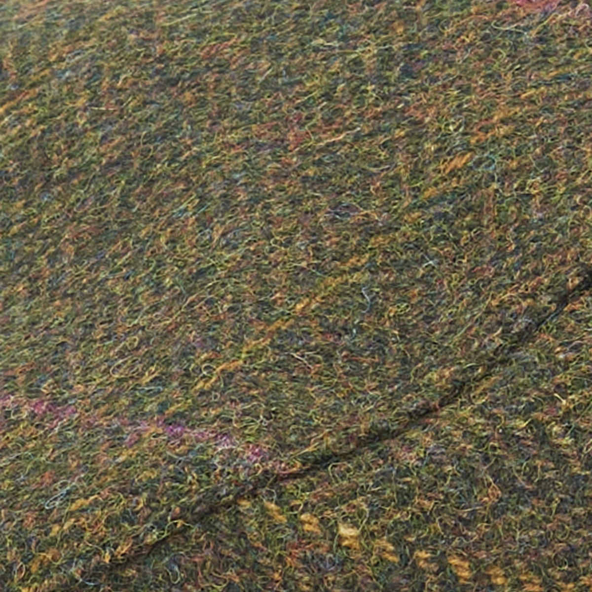 Barbour Crieff Flat Cap | Olive (Purple | Yellow)