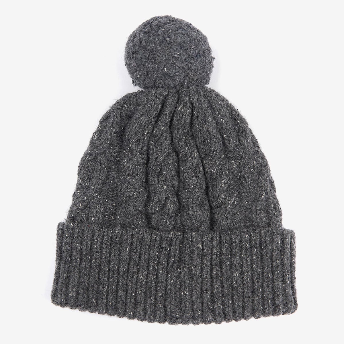 Barbour Seaton Pom Beanie | Grey