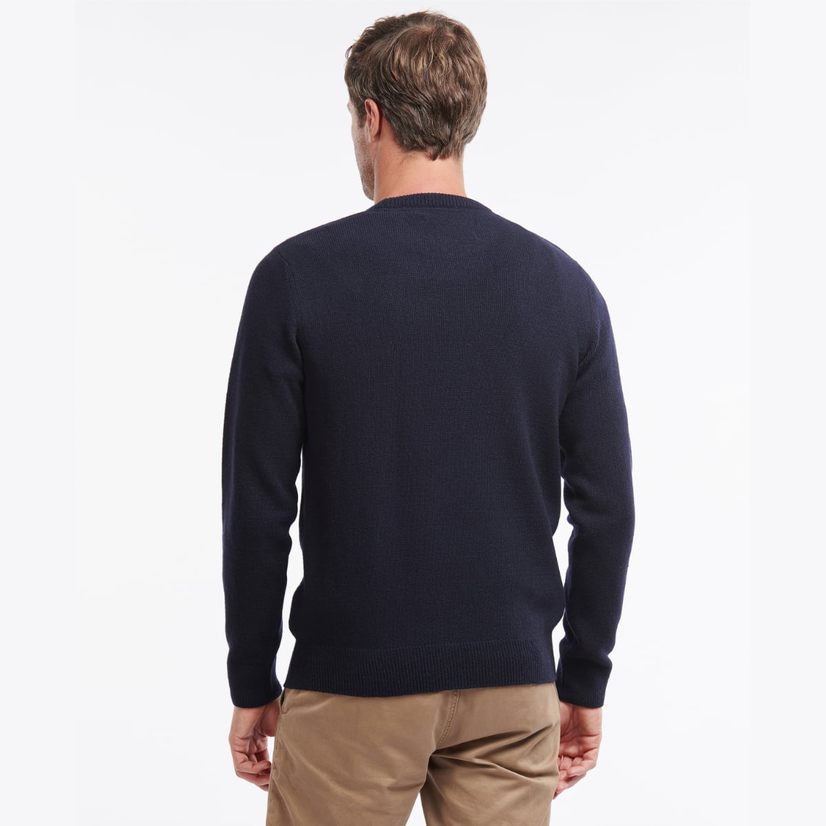 Barbour Nelson Essential Crew Men's Jumper | Navy