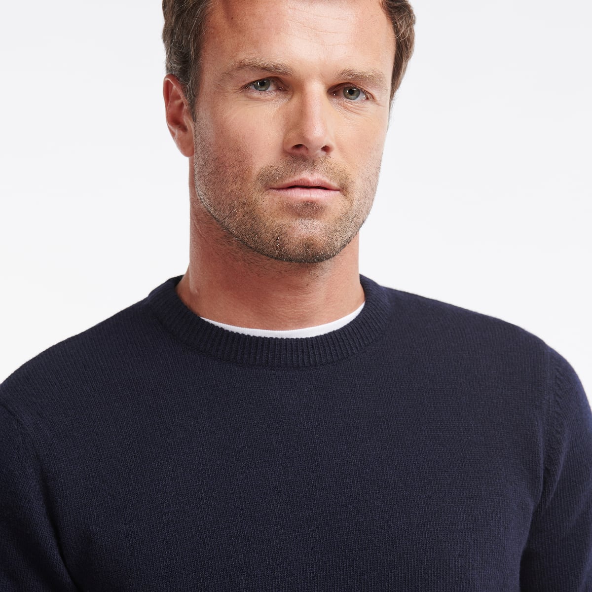 Barbour Nelson Essential Crew Men's Jumper | Navy