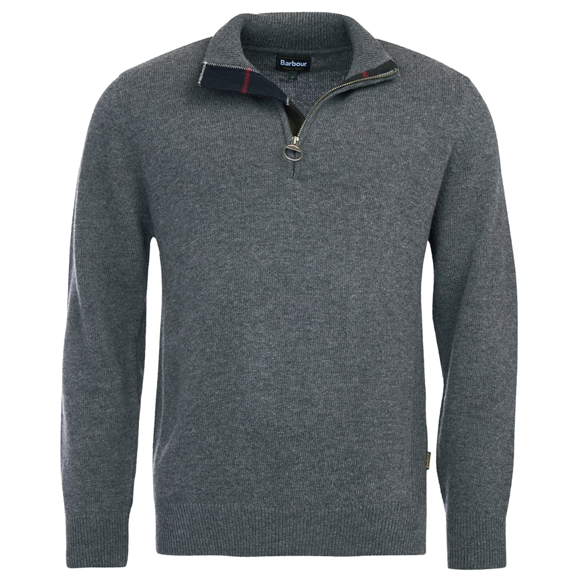 Barbour Holden Half Zip Men's Jumper | Mid Grey Marl