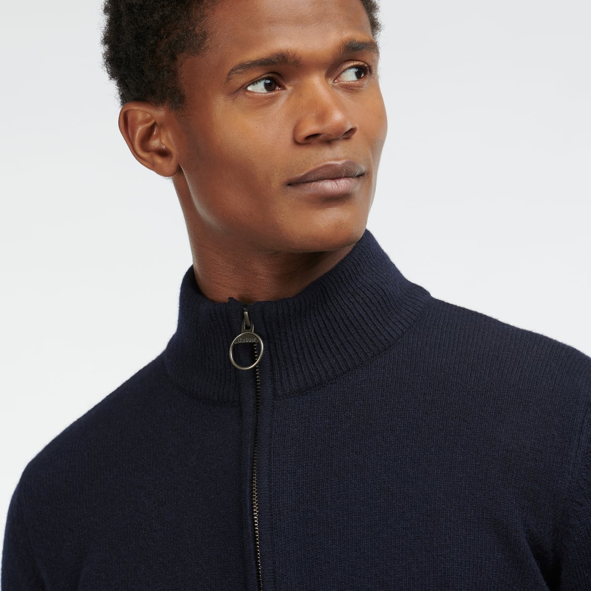 Barbour Holden Half Zip Men's Jumper | Navy