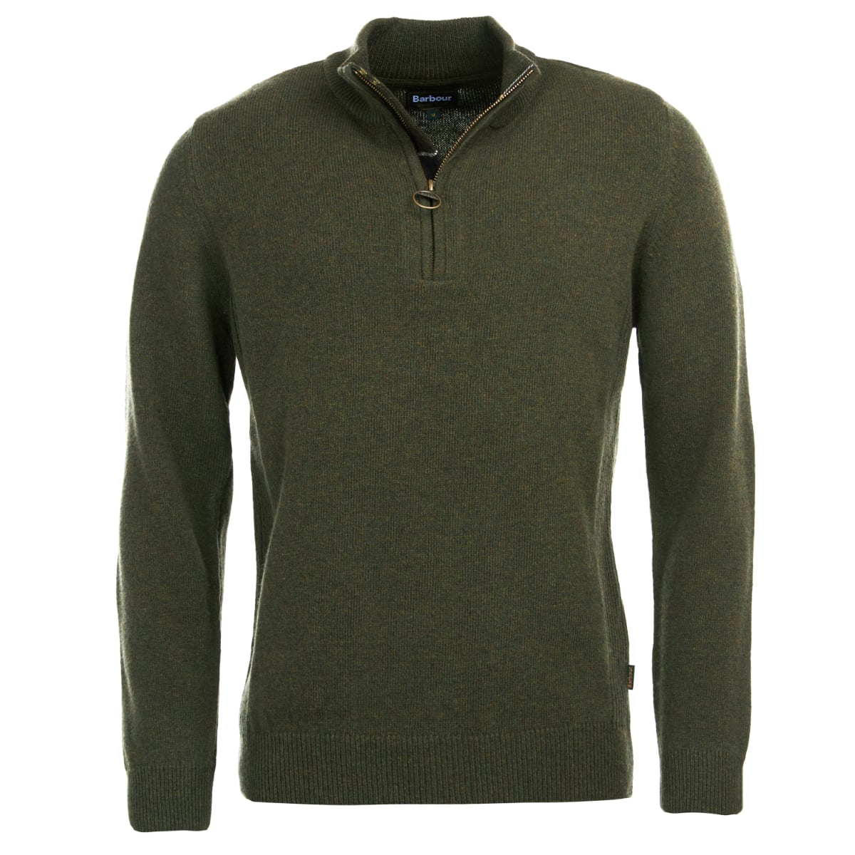 Barbour Holden Half Zip Men's Jumper | Olive Marl