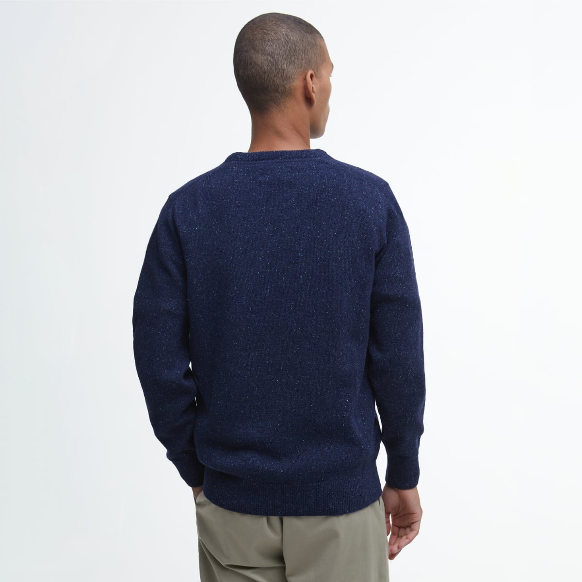 Barbour Tisbury Crew Neck Men's Jumper | Navy
