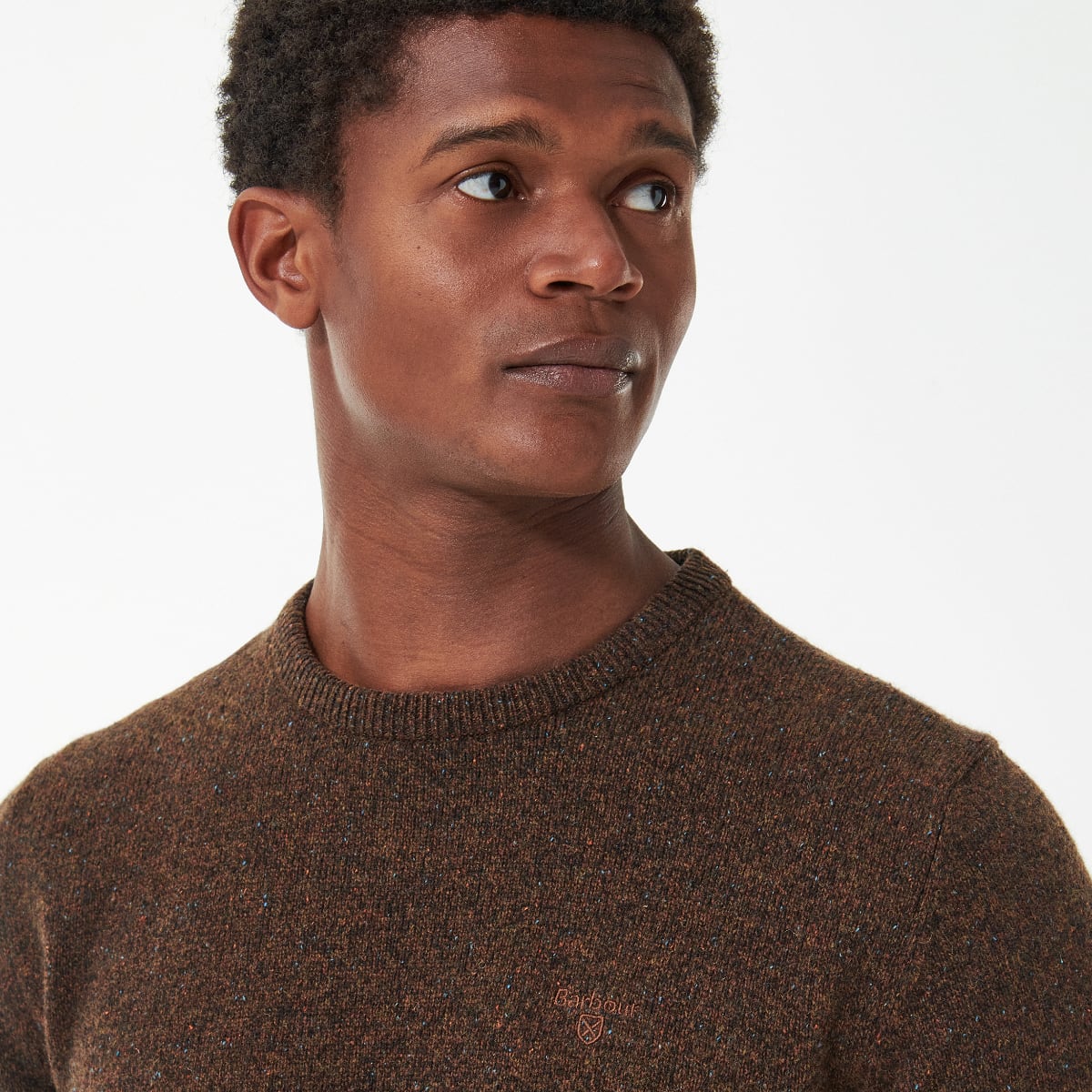 Barbour Tisbury Crew Neck Men's Jumper | Dk Sand