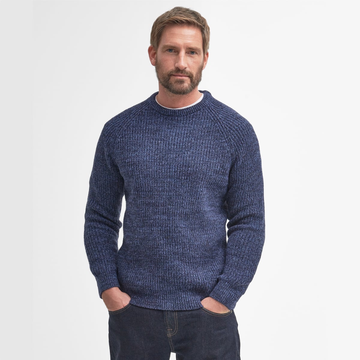 Barbour Horseford Crew Neck Sweater | Navy