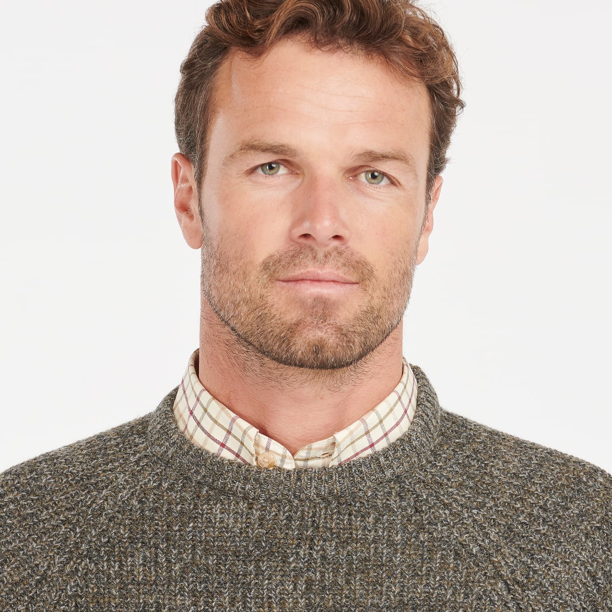 Barbour Horseford Crew Neck Sweater | Olive