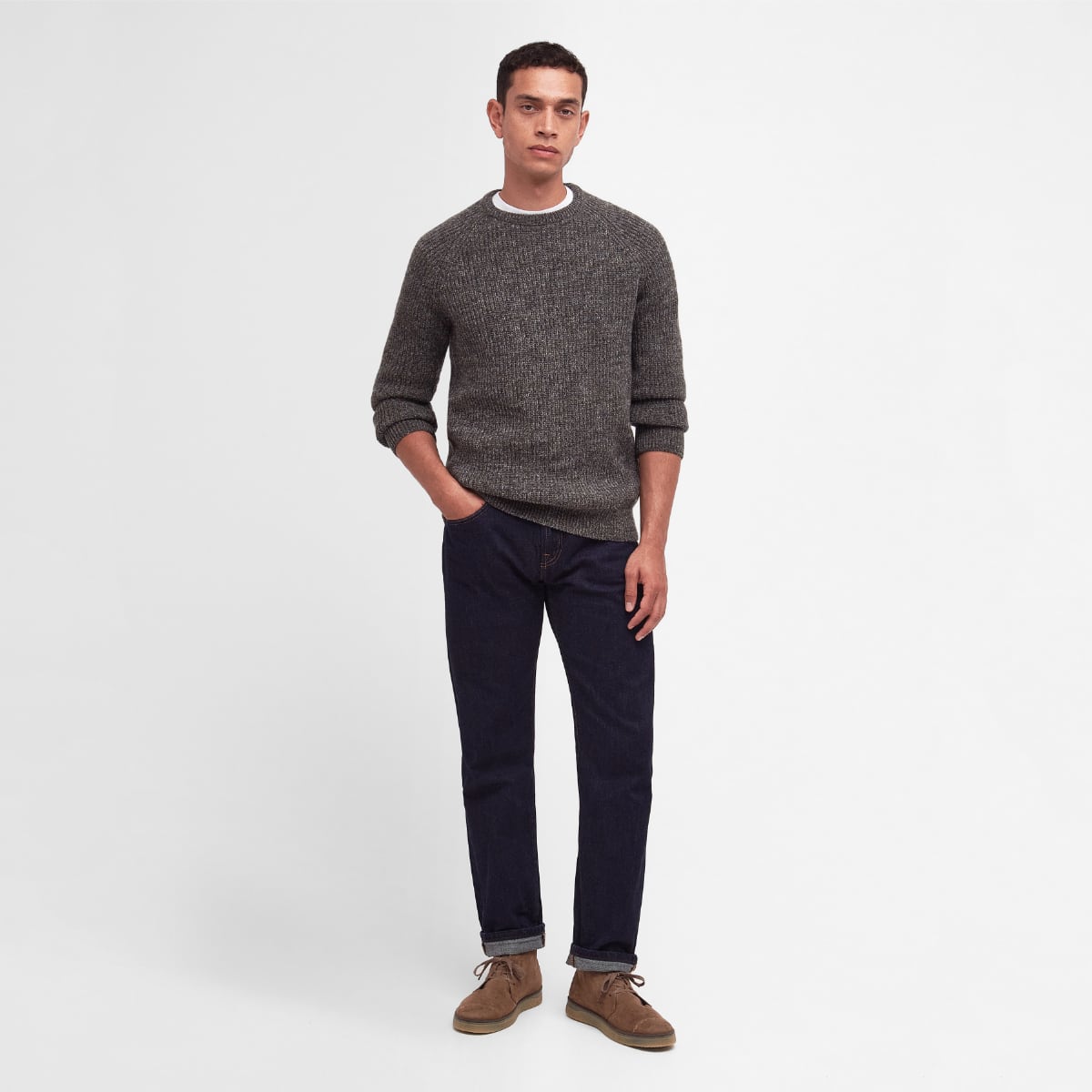 Barbour Horseford Crew Neck Sweater | Olive