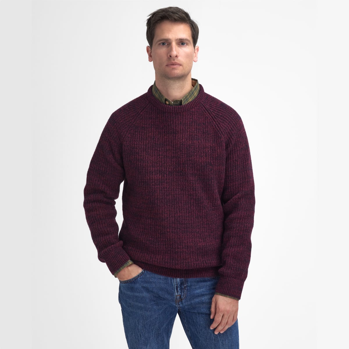 Barbour Horseford Crew Neck Sweater | Port