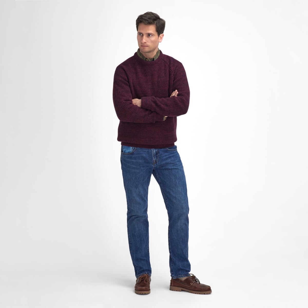 Barbour Horseford Crew Neck Sweater | Port