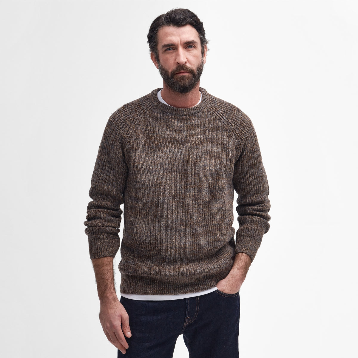 Barbour Horseford Crew Neck Sweater | Sandstone