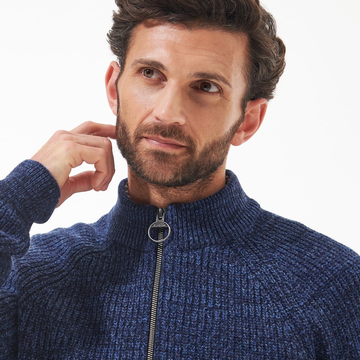 Barbour Horseford Half Zip Sweater | Navy