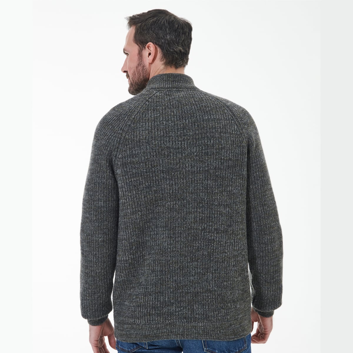 Barbour Horseford Half Zip Sweater | Olive