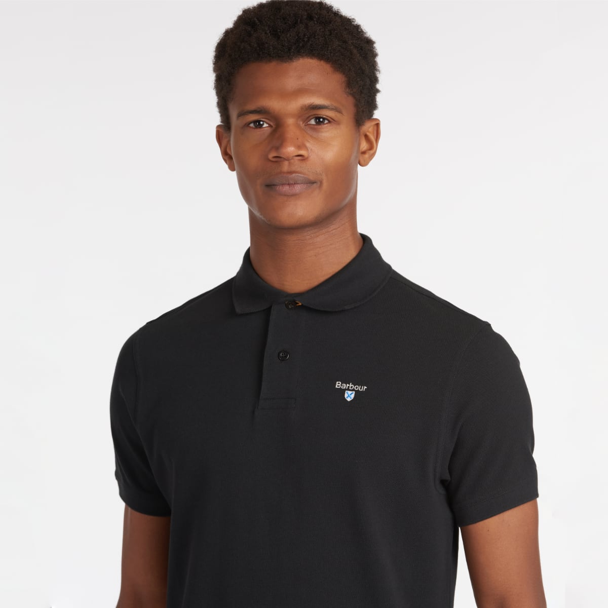 Barbour Men's Sports Polo Shirt | Black