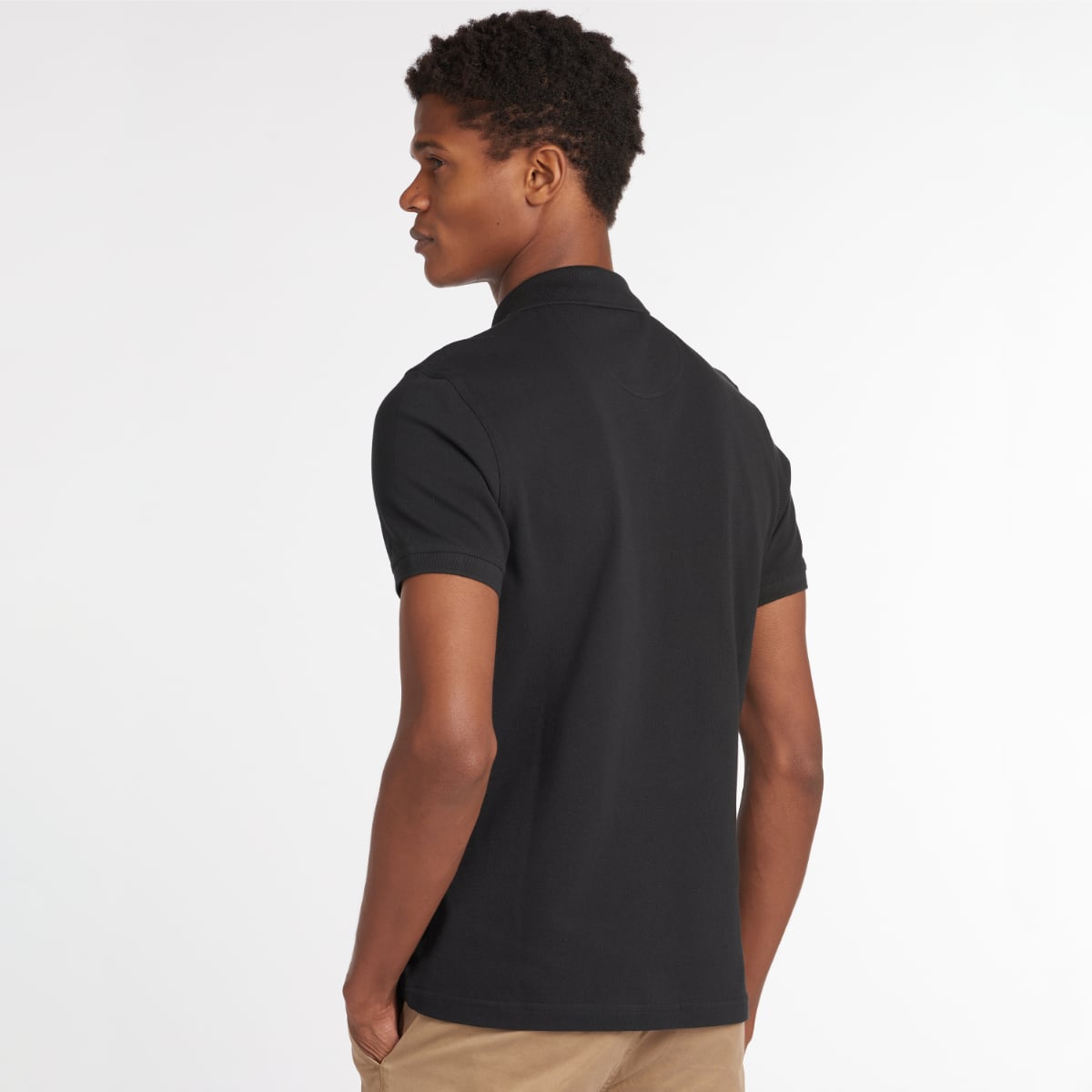 Barbour Men's Sports Polo Shirt | Black