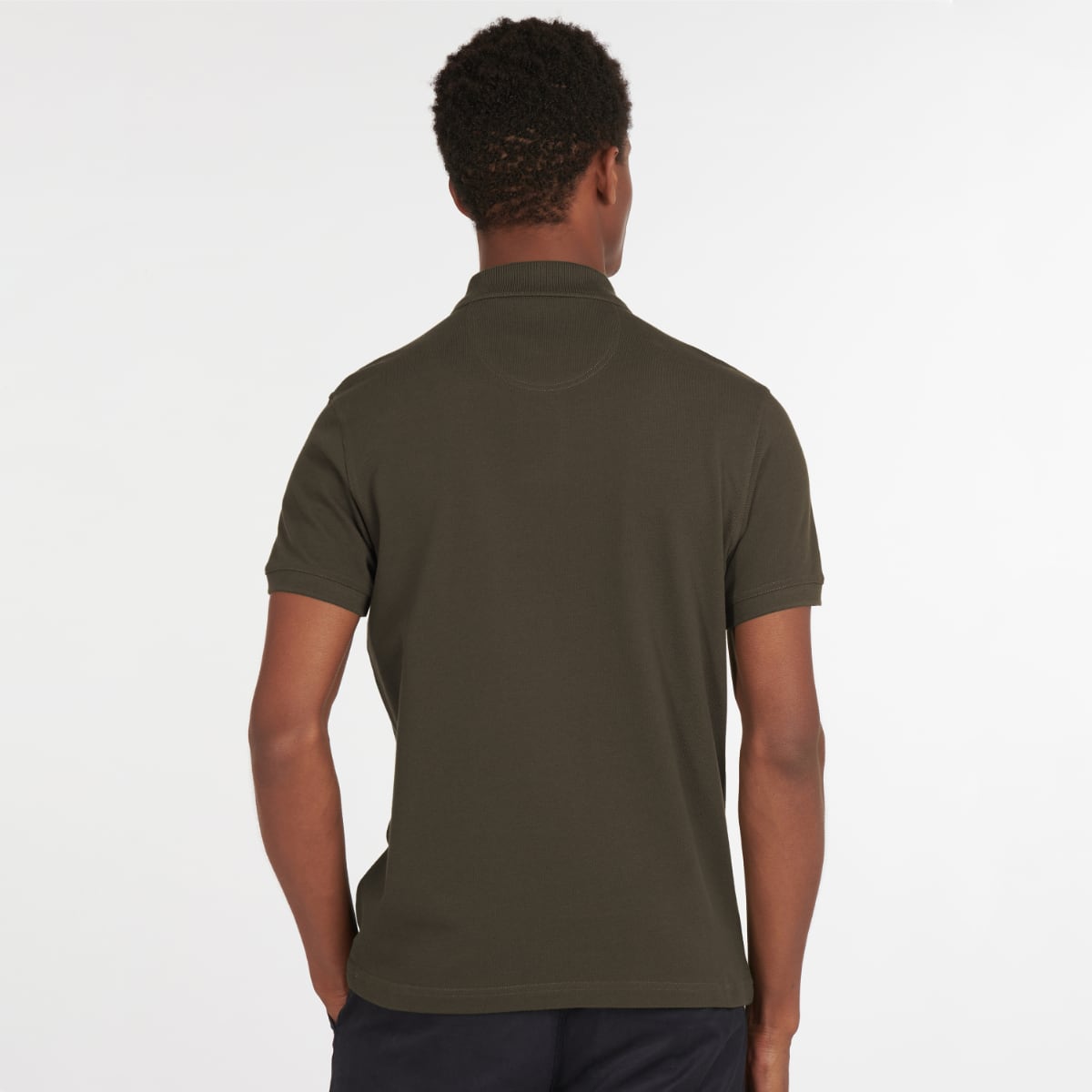 Barbour Men's Sports Polo Shirt | Dark Olive