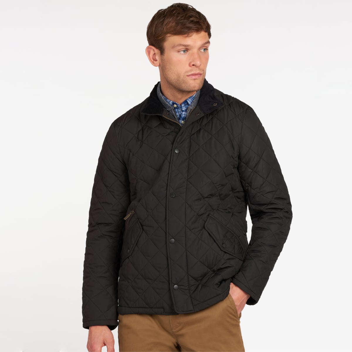 Barbour Chelsea Sportsquilt Quilted Men's Jacket | Black