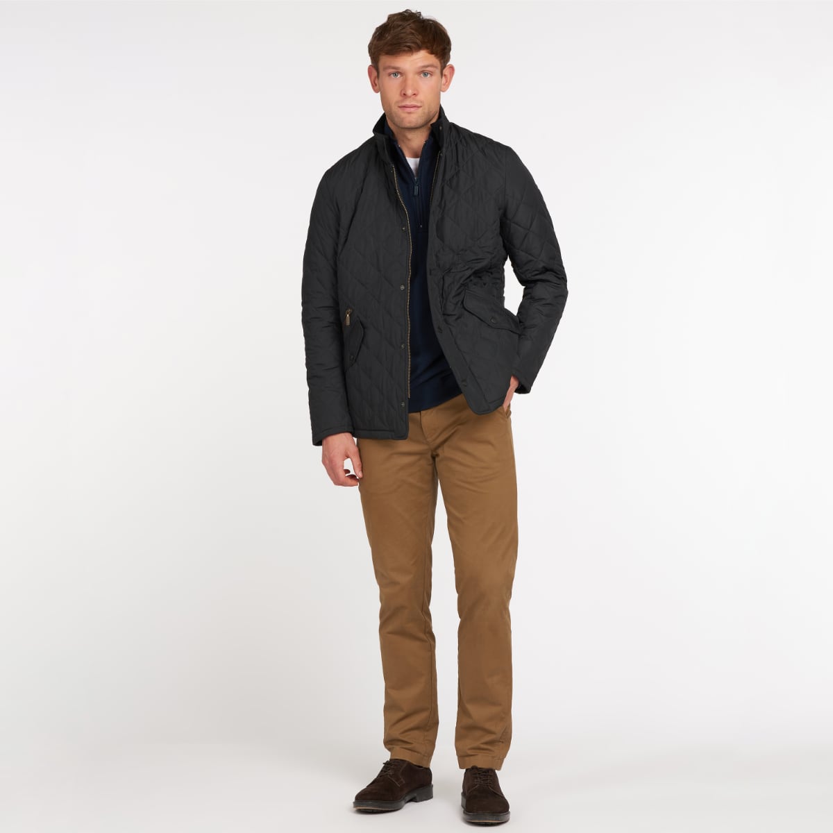 Barbour Chelsea Sportsquilt Quilted Men's Jacket | Navy