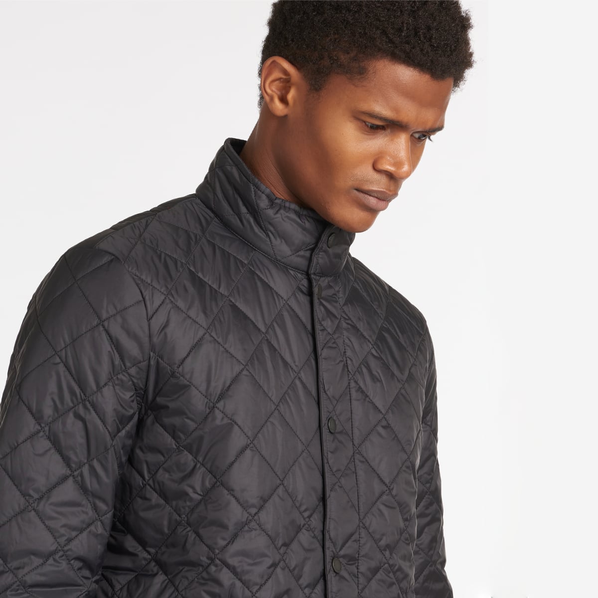 Barbour Flyweight Chelsea Quilted Men's Jacket | Black