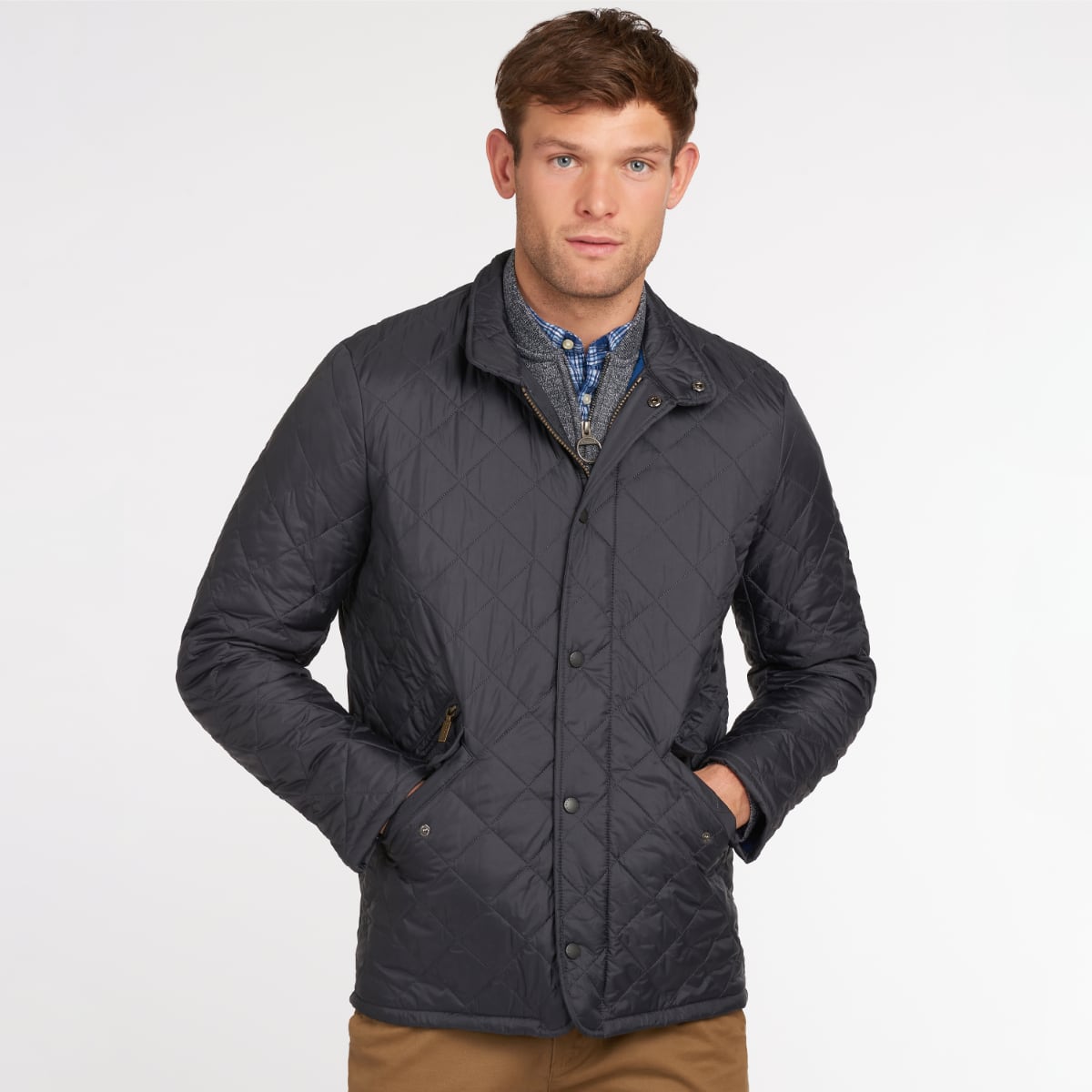 Barbour Flyweight Chelsea Quilted Men's Jacket | Navy