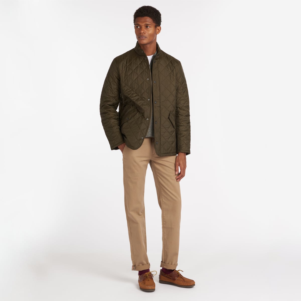 Barbour Flyweight Chelsea Quilted Men's Jacket | Olive