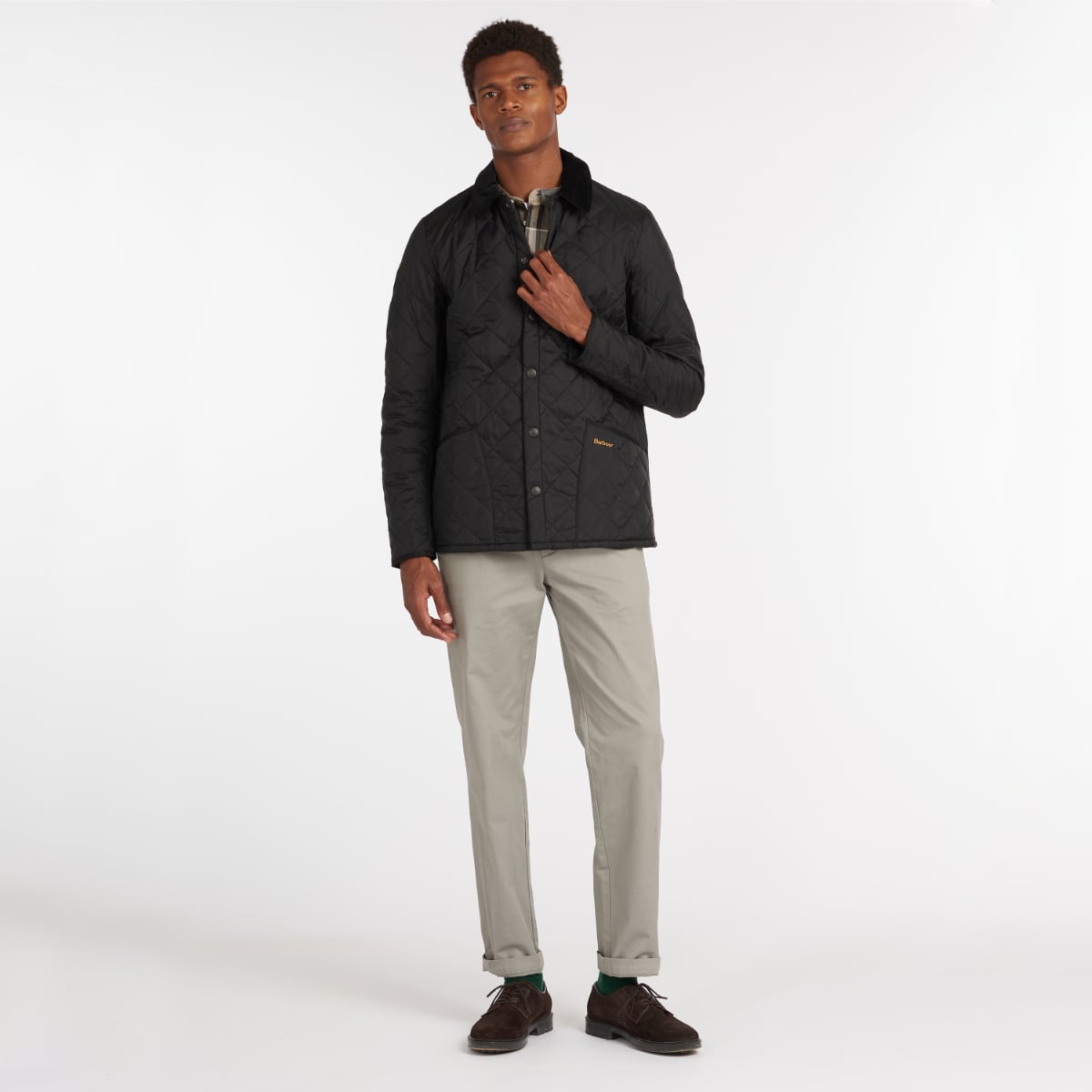 Barbour Heritage Liddesdale Quilted Men's Jacket | Black