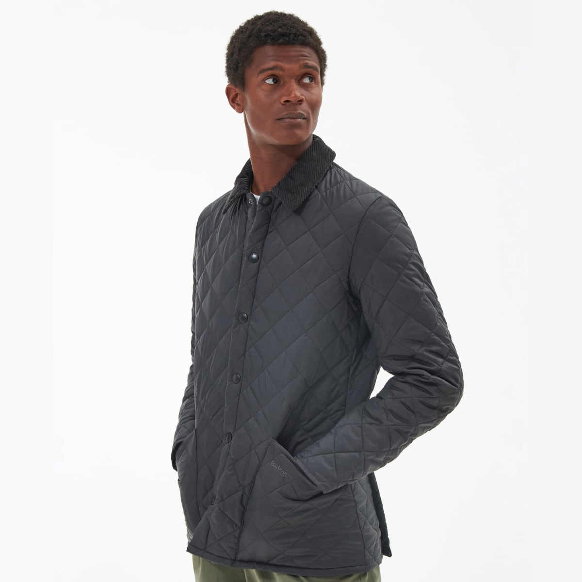 Barbour Heritage Liddesdale Quilted Men's Jacket | Charcoal