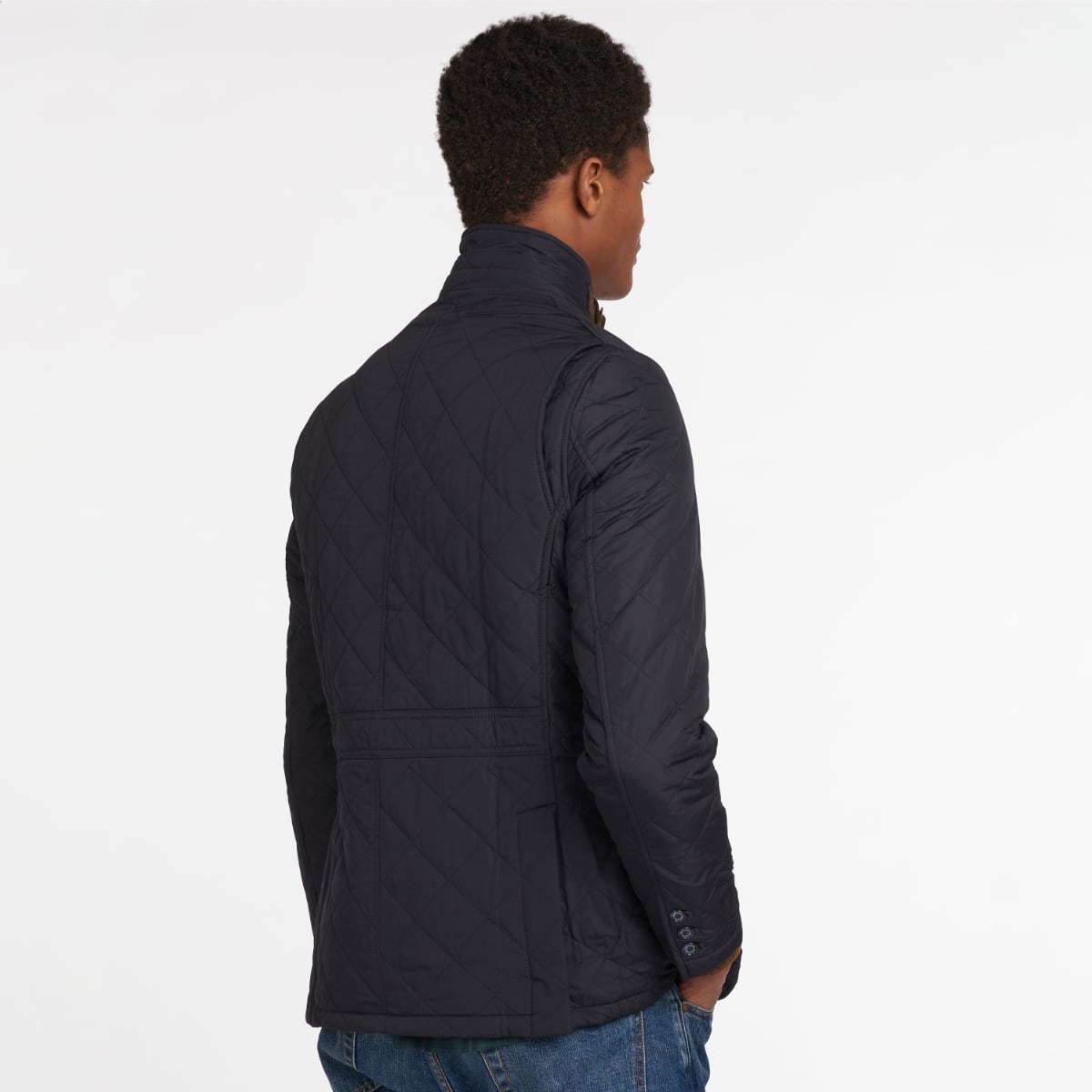 Barbour Quilted Lutz Men's Jacket | Navy