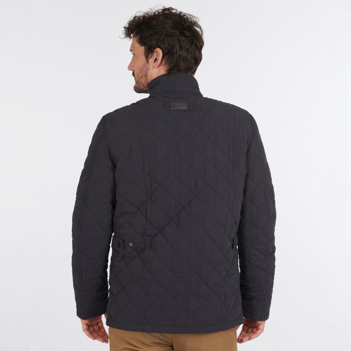 Barbour Shoveler Quilted Men's Jacket | Navy