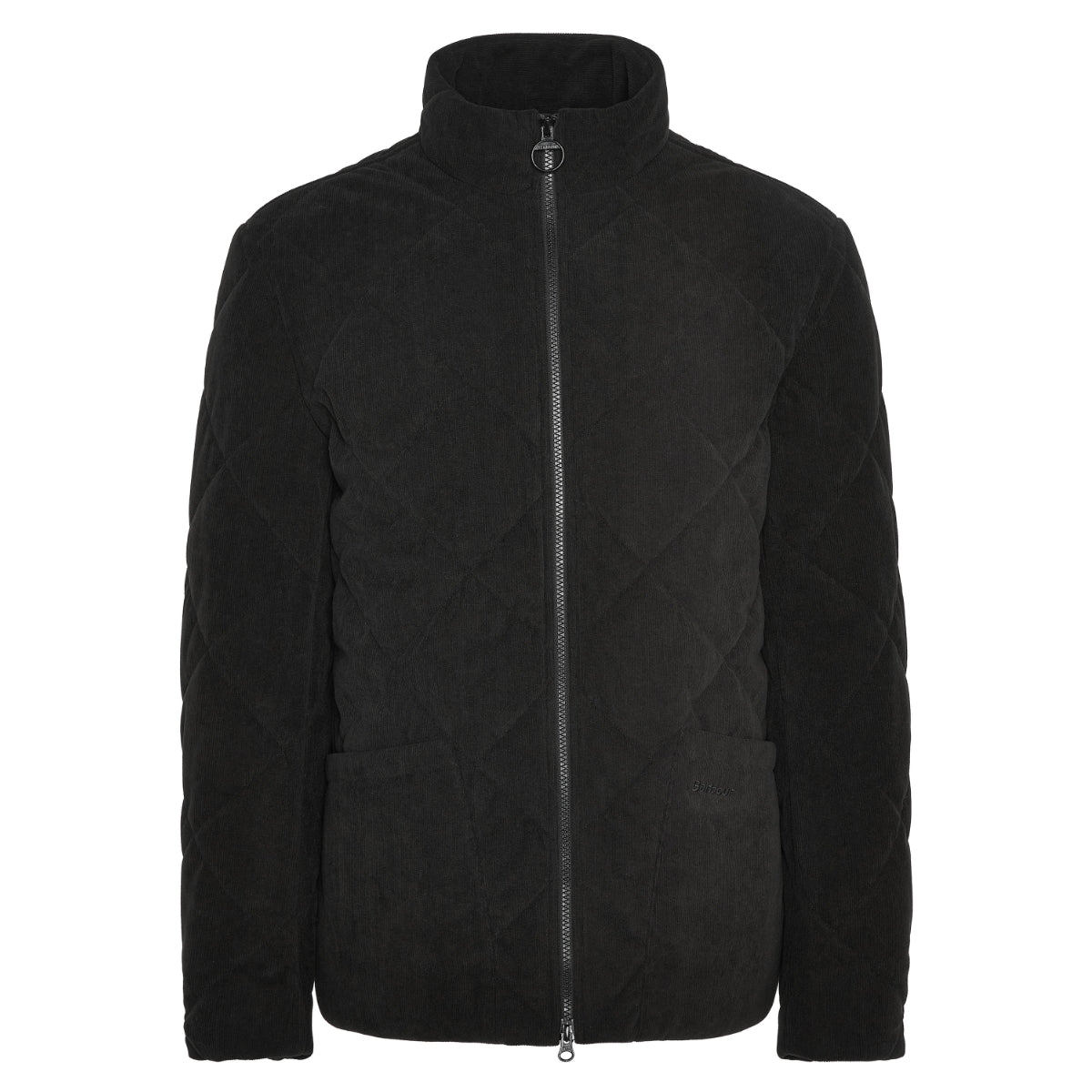 Barbour Cord Liddesdale Quilted Men's Jacket | Black