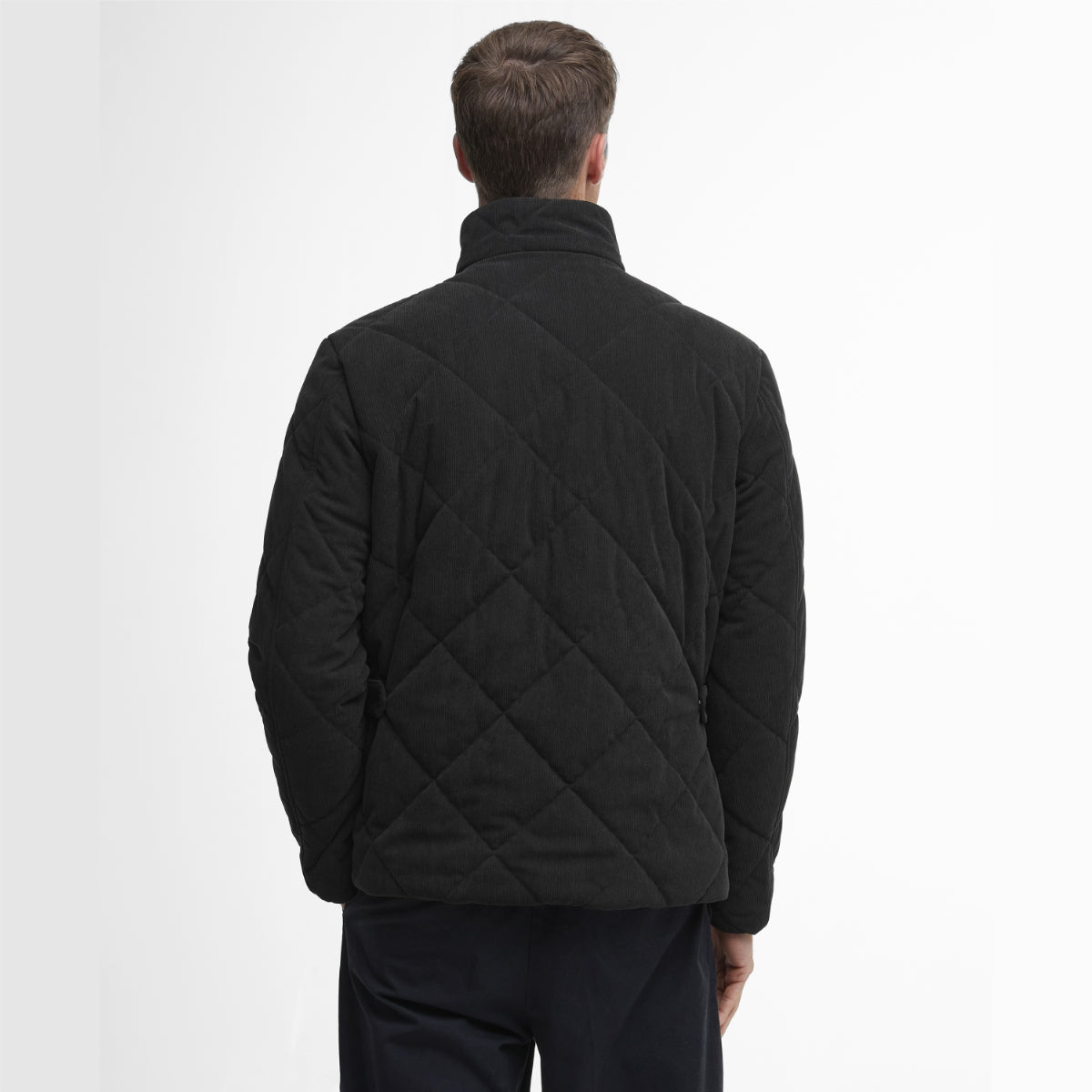 Barbour Cord Liddesdale Quilted Men's Jacket | Black