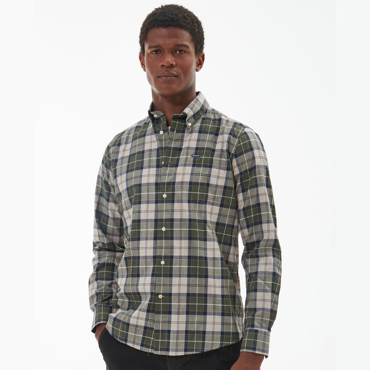 Barbour Wetheram Tailored Fit Men's Shirt | Forest