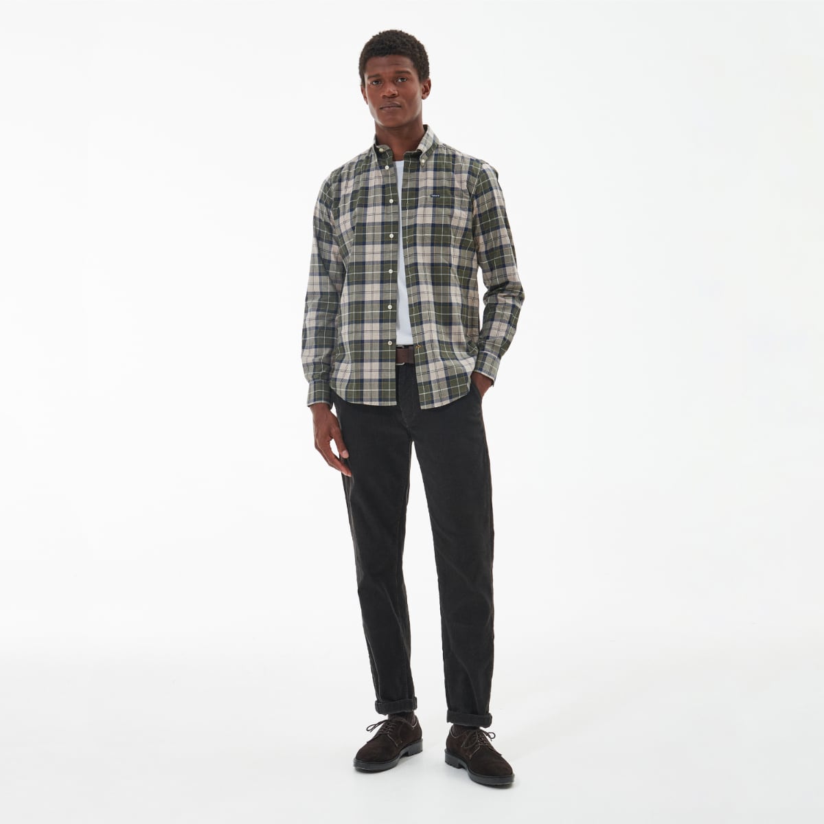 Barbour Wetheram Tailored Fit Men's Shirt | Forest