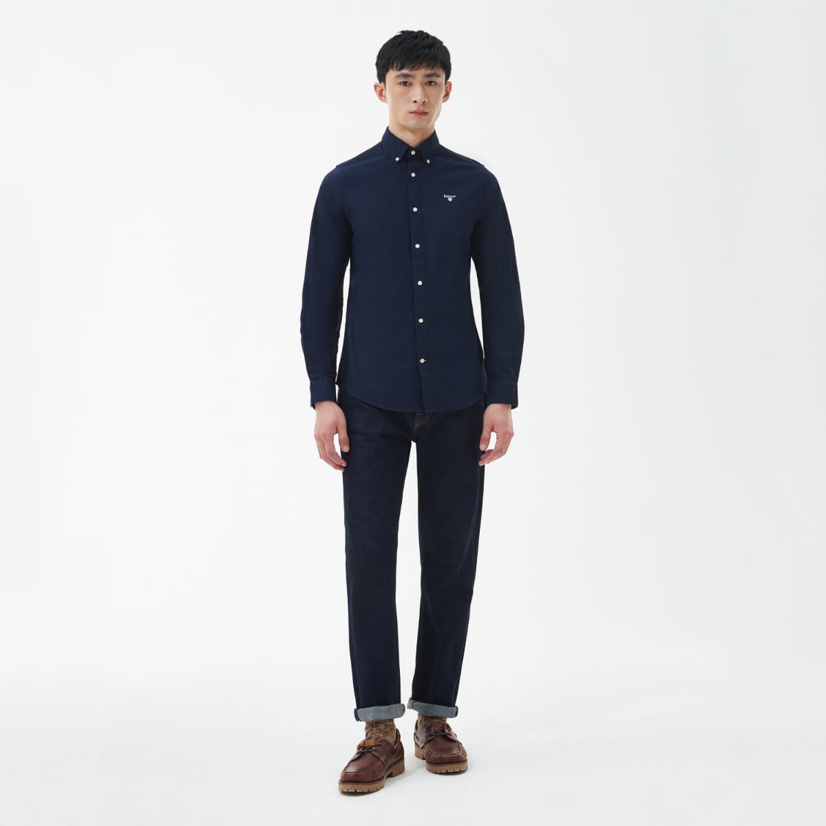 Barbour Oxtown Tailored Fit Men's Shirt | Navy